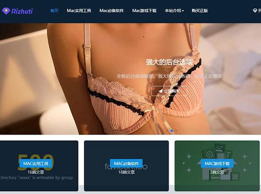 点击放大 wordpress资源下载类主题日主题rizhuti3.1破解授权版