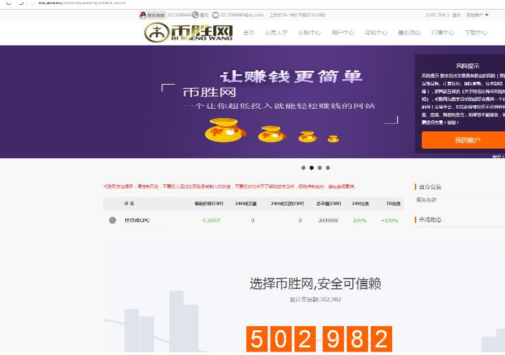 点击放大 ThinkPHP币胜网众筹委托虚拟数字交易平台网站源码_源码下载