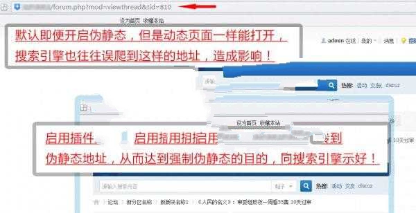 点击放大 Discuz强制伪静态地址seoV5.3插件_源码下载
