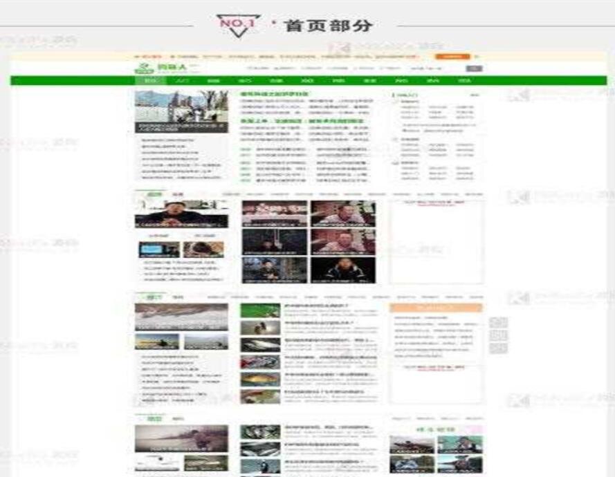 点击放大 帝国CMS仿《钓鱼人》钓鱼视频渔业网站源码机车收藏家_源码下载