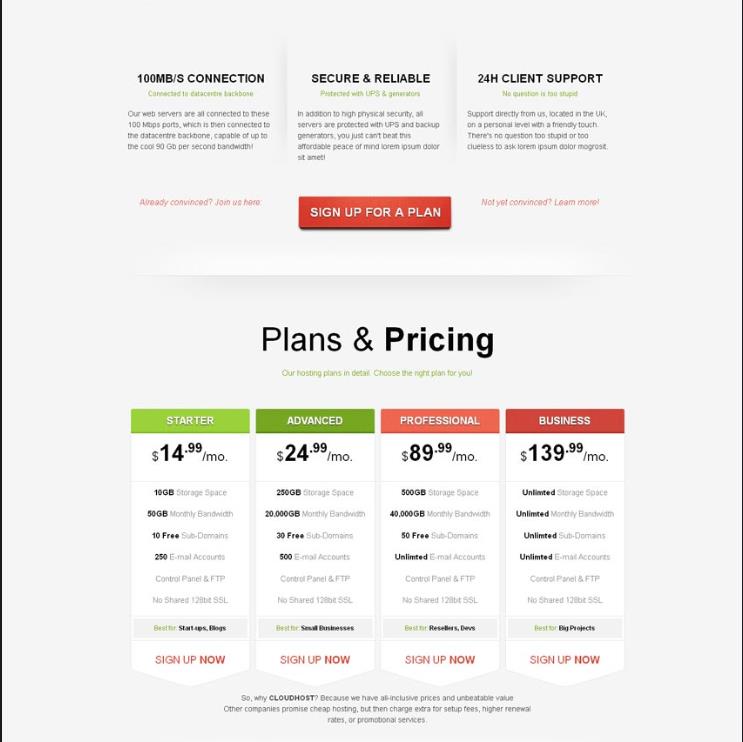 点击放大 黑色大气的网络托管公司网站模板html整站下载_企业网站模板