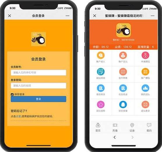点击放大 新版蜜蜂赚app 运营级养蜜蜂挂机赚钱与理财分红 带金融投资静态返利与资金盘区块源码