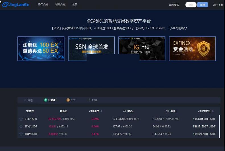 点击放大 景蓝交易所源码 最新版本BTC|OTC|币币交易|带充值区块链交易所+钱包系统