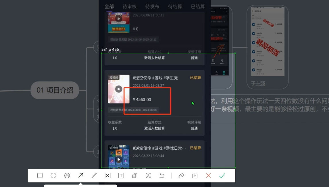 点击放大 抖音小游戏掘金,逆空使命,复制粘贴的项目,最高日入 4000+,一部手机即可上手